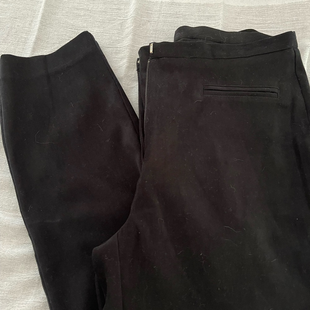 Suede pants